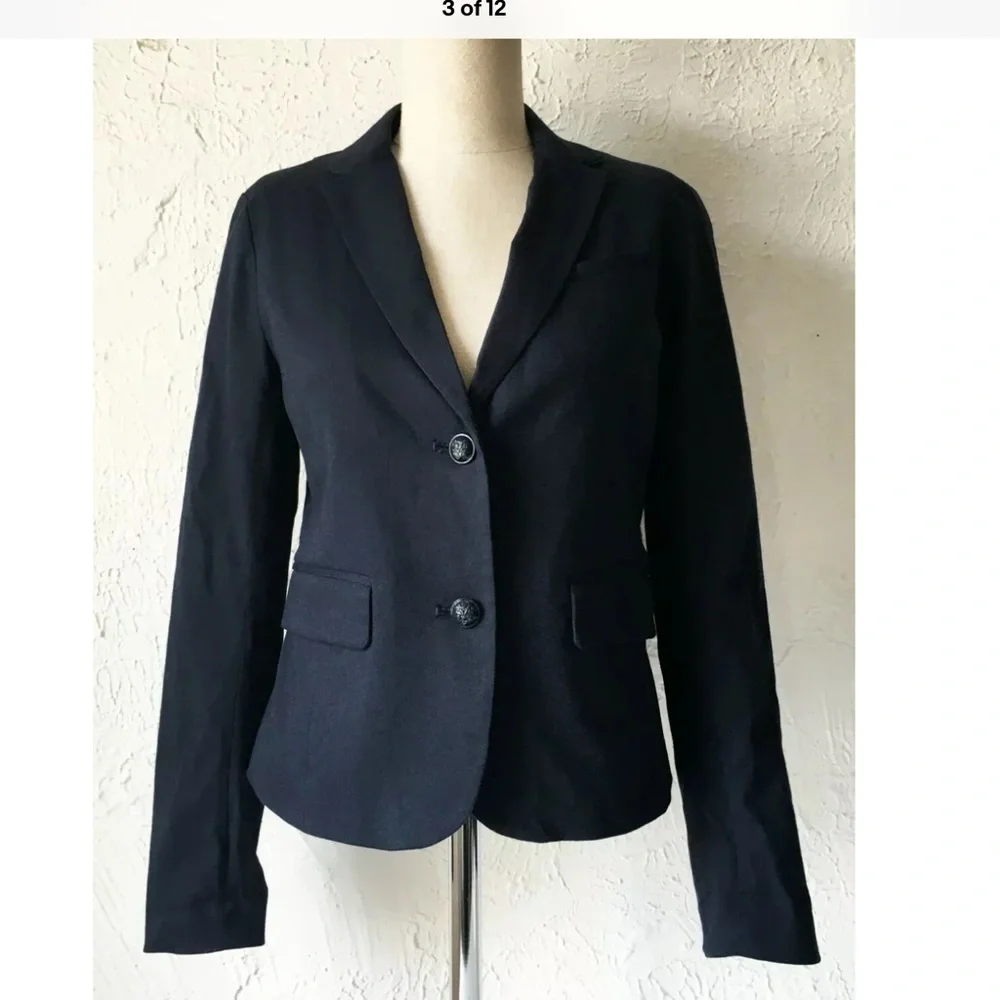 The Academy blazer Black 2 classic style for office